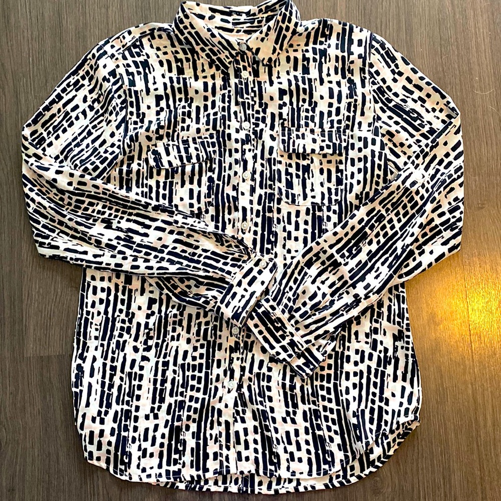 LOFT Pattern Button Down